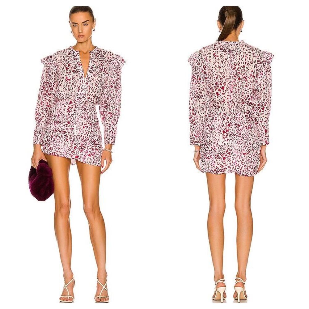 IRO Gira‎ Leopard Dress Size 4 New with Tags